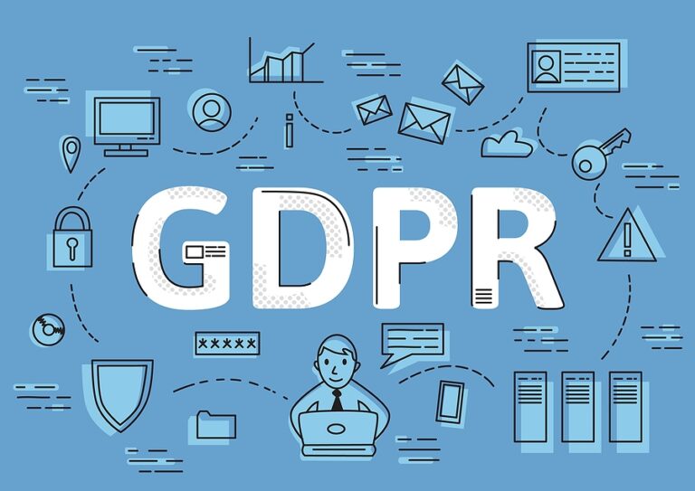 General Data Protection Regulation or GDPR concept image.