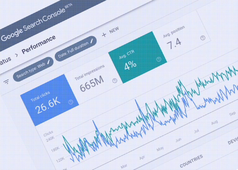 Image of the Google Search Console.