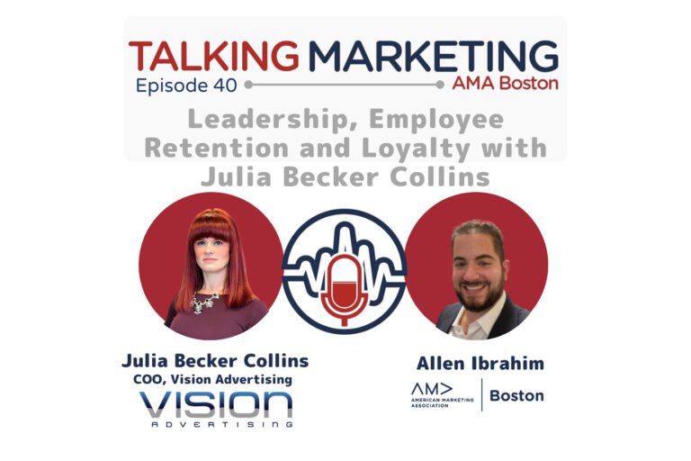 Julia Becker Collins with Allen Ibrahim on Talking Marketing Podcast